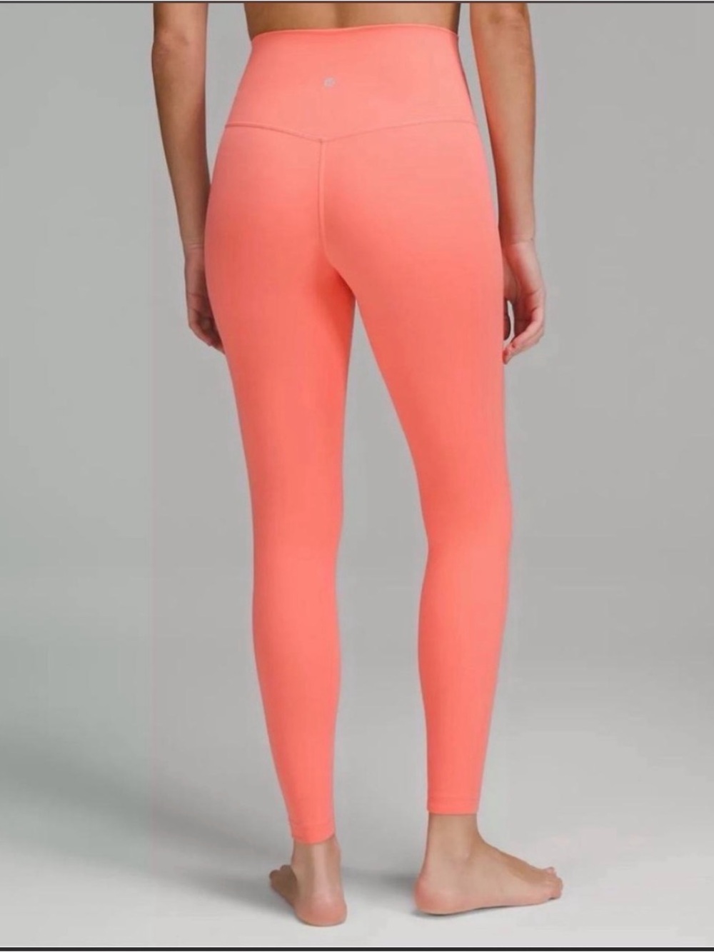 lululemon athletica High-Waist Coral-Orange Leggings